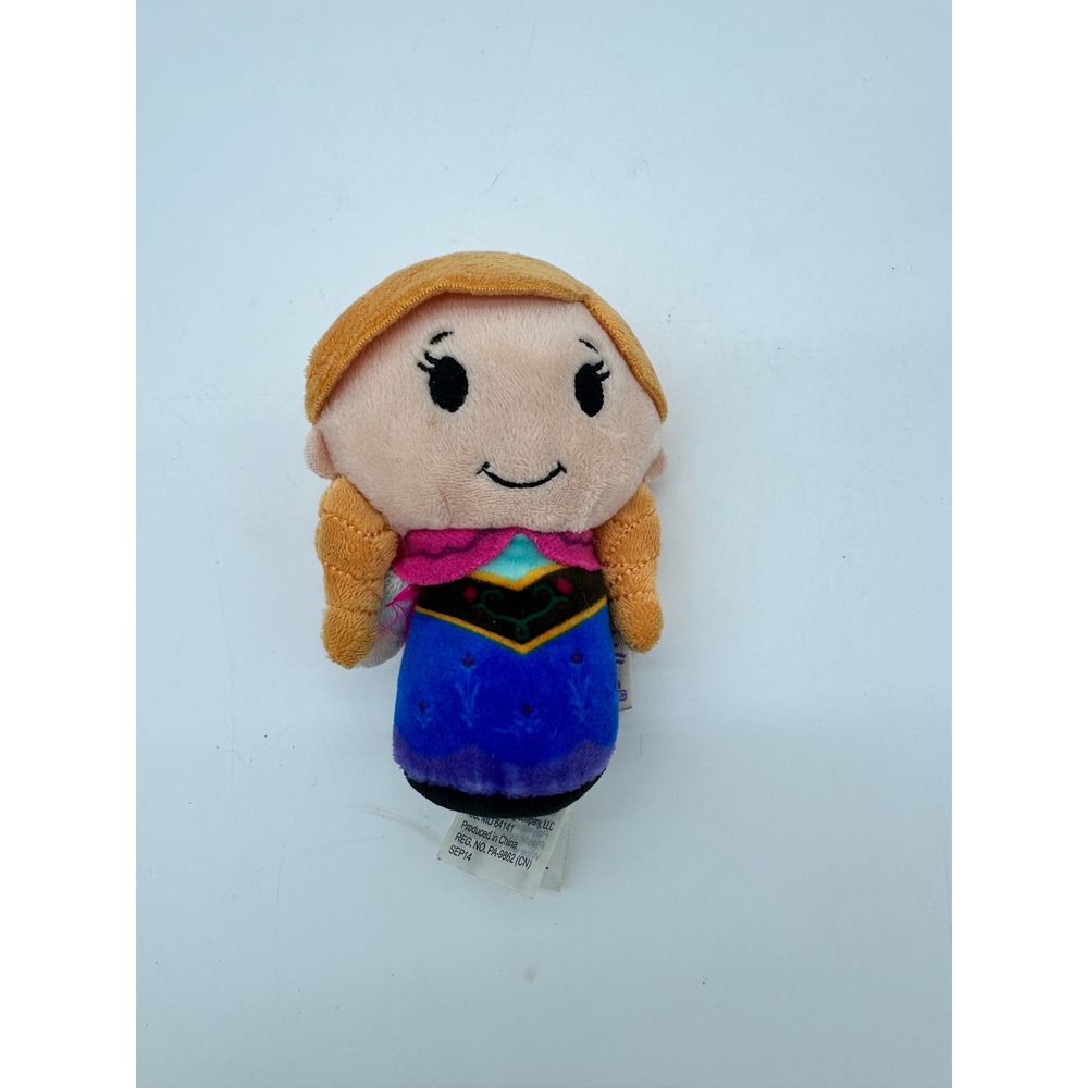 Hallmark Itty Bittys Plush Kids Disney Frozen Anna Collectible Multicolor 4 in